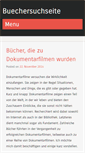 Mobile Screenshot of buechersuchseite.de
