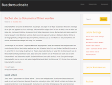 Tablet Screenshot of buechersuchseite.de